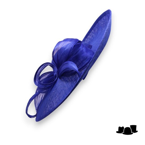 maddox big occasion disc 164 loops sinamay buntal cobalt