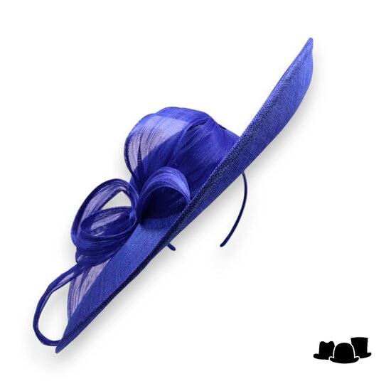 maddox big occasion disc 164 loops sinamay buntal cobalt