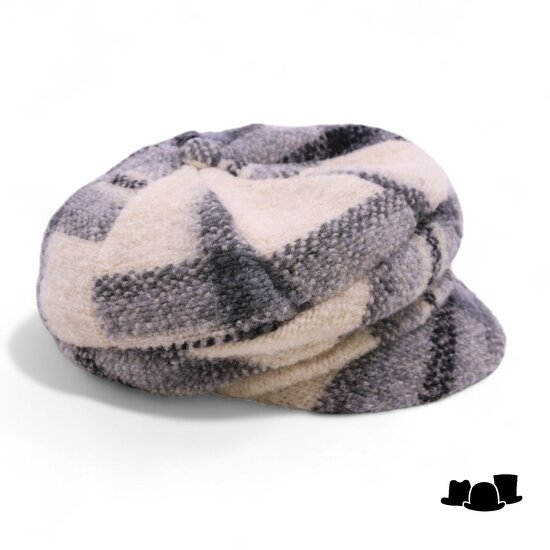 bedacht ballonpet urana wolmix creme grijs