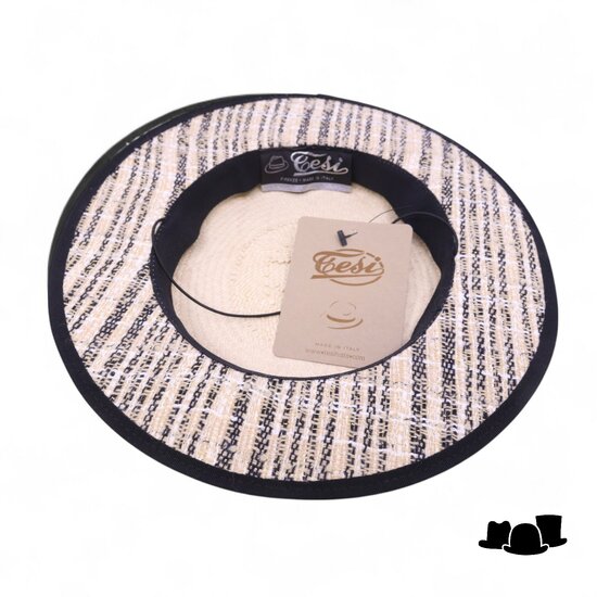 tesi matelot linda panama beige goud en zwart
