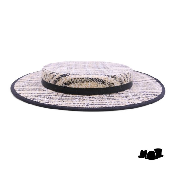 tesi matelot linda panama beige goud en zwart