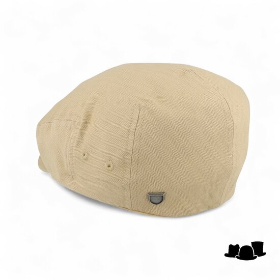 brixton hooligan snap cap cotton beige