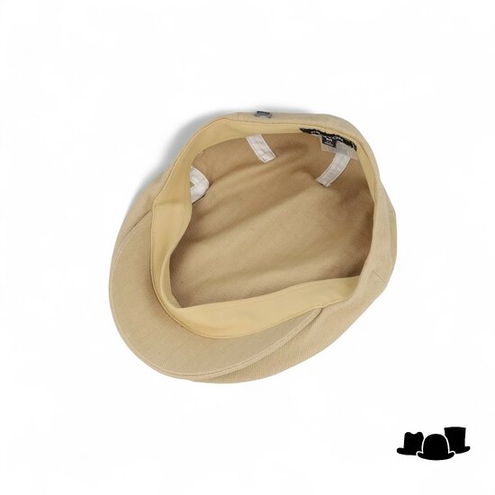 brixton hooligan snap cap cotton beige