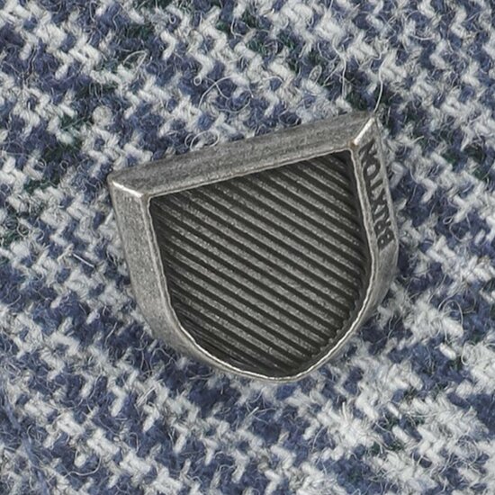 brixton hooligan snap cap wolmix tartan blauw