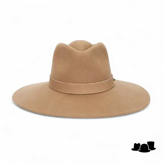brixton fedora eleanor woolfelt tan