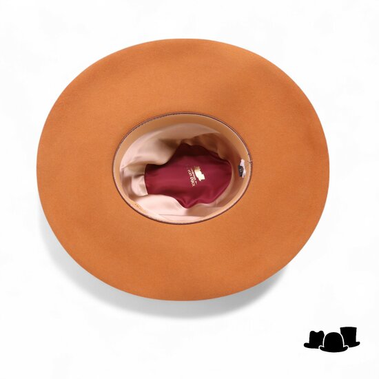 jos van dijck fedora la cavallerizza premium haarvilt burnt orange