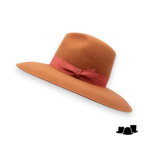 jos van dijck fedora la cavallerizza premium haarvilt burnt orange