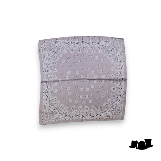 onkar neckerchief paisley grijs