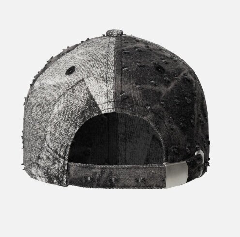 kangol baseball cap denim mashup black trompe l'oeil