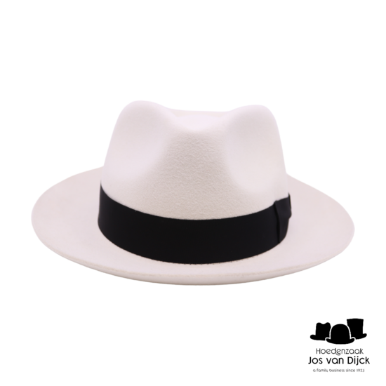 jos van dijck fedora indy haarvilt wit