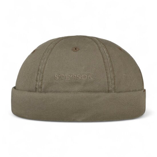 stetson docker cotton olijfgroen