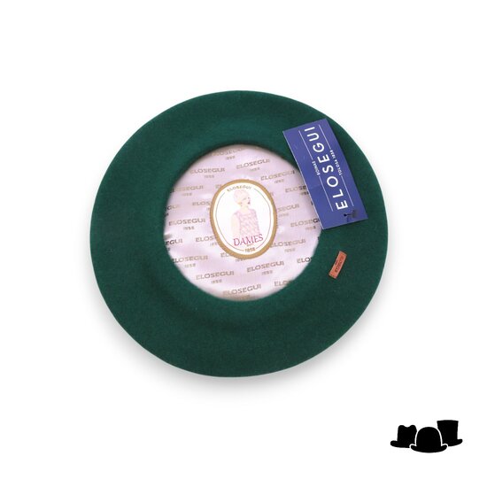 elosegui alpino baret model 12.5 merino wolvilt bottle green