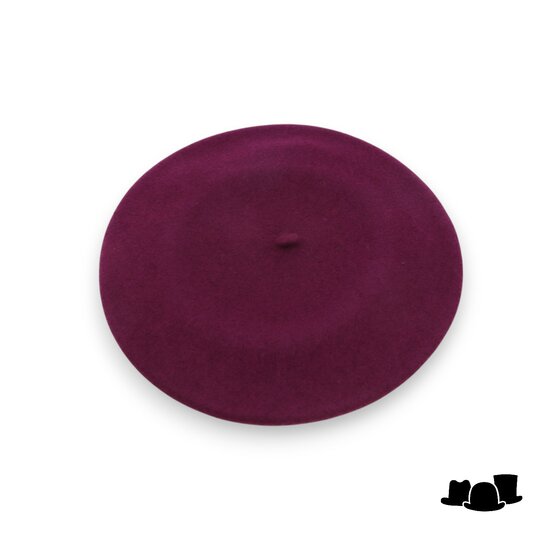 elosegui alpino baret model 12.5 merino wolvilt granata