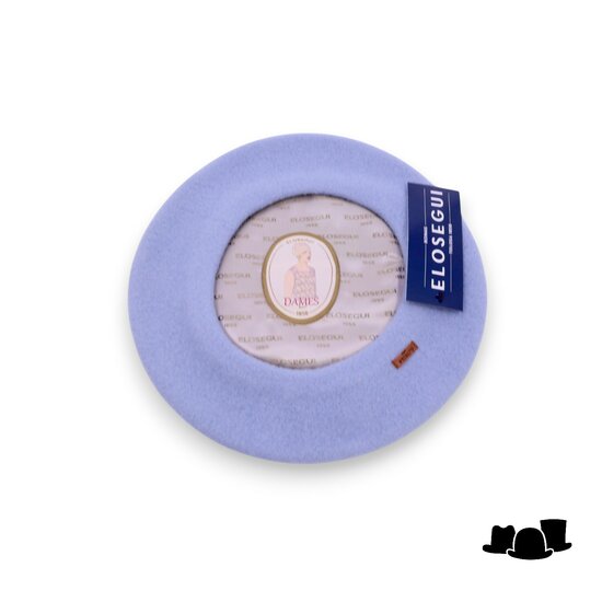 elosegui alpino baret model 12.5 merino wolvilt azzurro blauw
