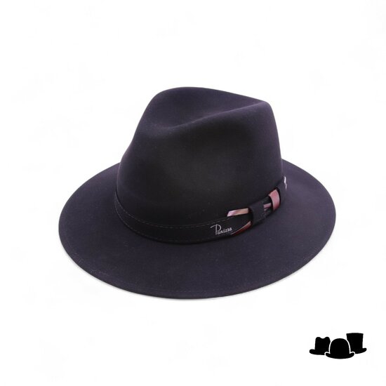 panizza fedora aquila 30x haarvilt zwart