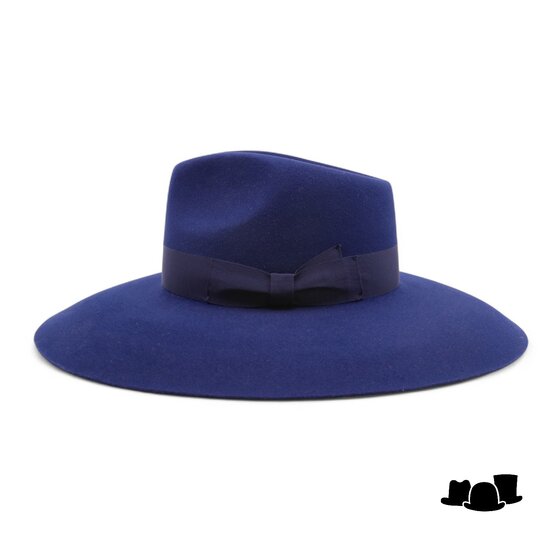 jos van dijck fedora 493 laura haarvilt donkerblauw