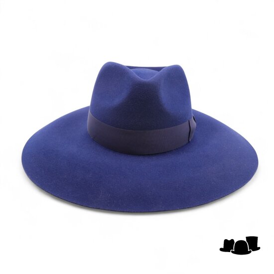 jos van dijck fedora 493 laura haarvilt donkerblauw