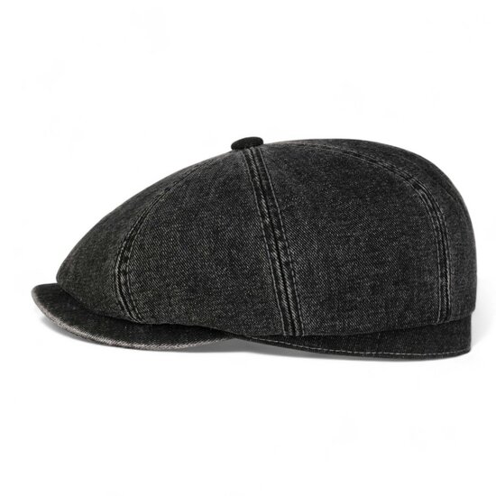 stetson newsboy cap hatteras denim garage 