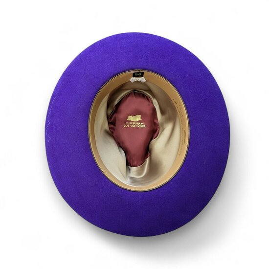 jos van dijck fedora virginia bespoke haarvilt violet royale