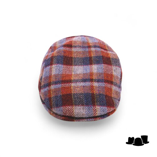 city sport ivy pet 92 donegal tweed visgraat blok ruit multi