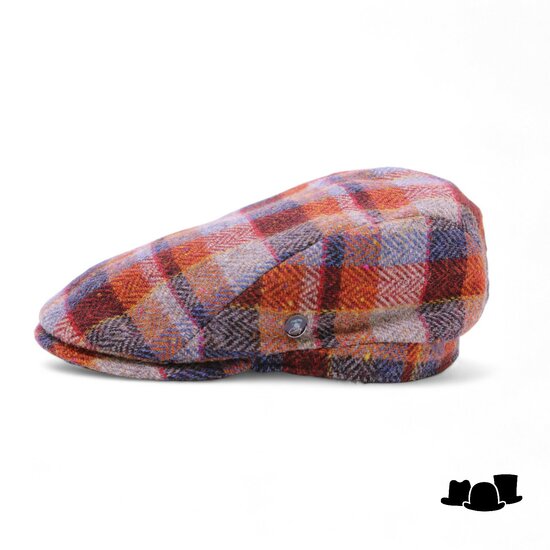 city sport ivy pet 92 donegal tweed visgraat blok ruit multi