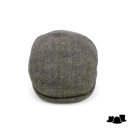 city sport ivy pet 92 british tweed visgraat ruit groen