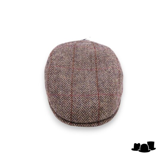 city sport ivy pet 92 british tweed visgraat ruit beige