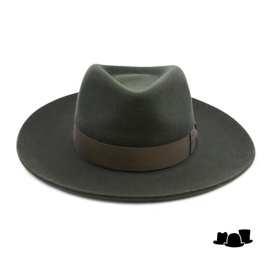 jos van dijck fedora quest cashmere donkergroen