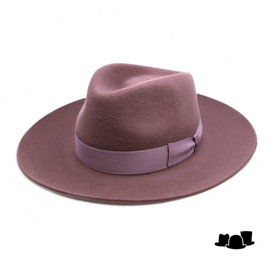 jos van dijck fedora quest cashmere dark vintage pink