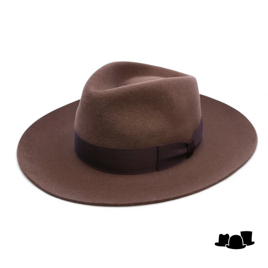 jos van dijck fedora quest cashmere brown