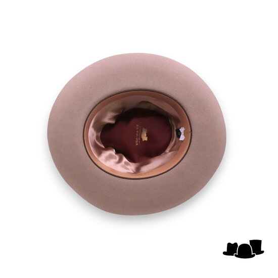 jos van dijck fedora quest haarvilt beige