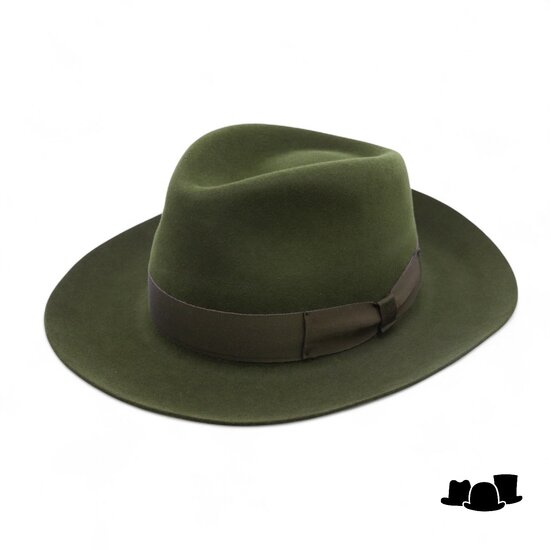 jos van dijck fedora quest haarvilt forest green