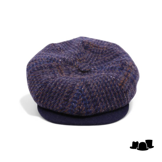 city sport ballonpet 301 tweed blauw bruin