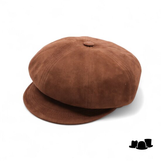 alfonso deste ballonpet berrettone suede tan