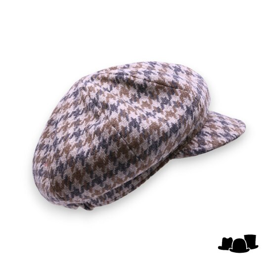 alfonso deste ballonpet krizia wol cashmere mix pdp grijs beige