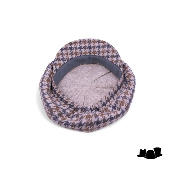 alfonso deste ballonpet krizia wol cashmere mix pdp grijs beige