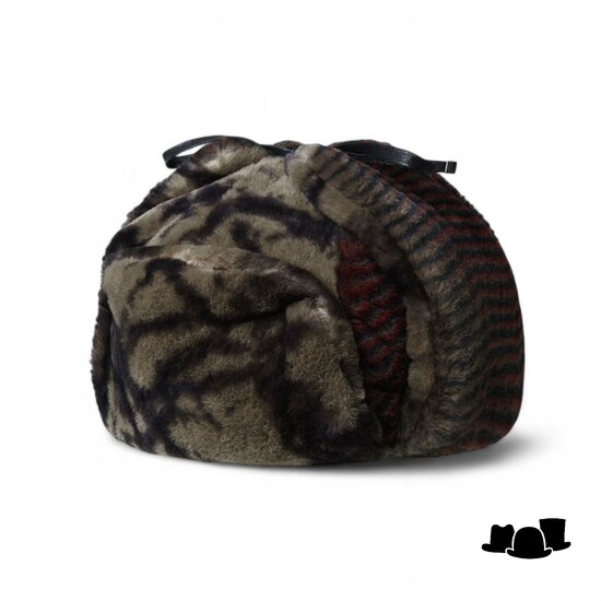 kangol pilotenmuts wild fur trapper 