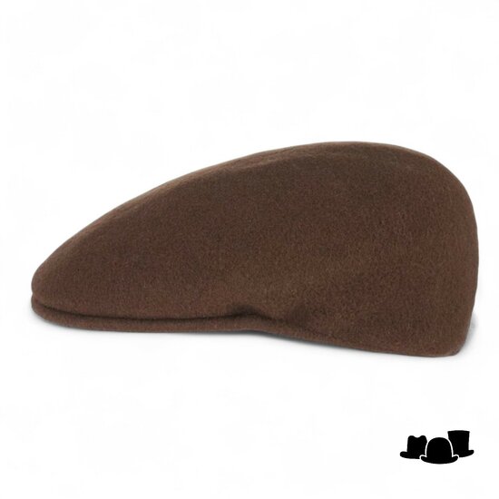 kangol flatcap 504 wool tobacco