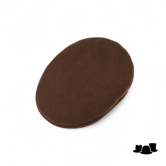 kangol flatcap 504 wool tobacco