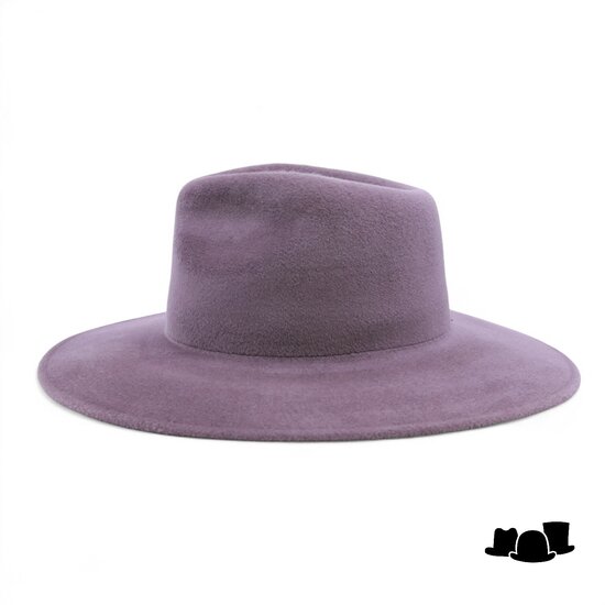 weba hats fedora 9100 velourvilt mauve