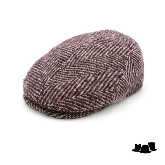 alfonso deste ivy pet berlino visgraat grof beige bruin
