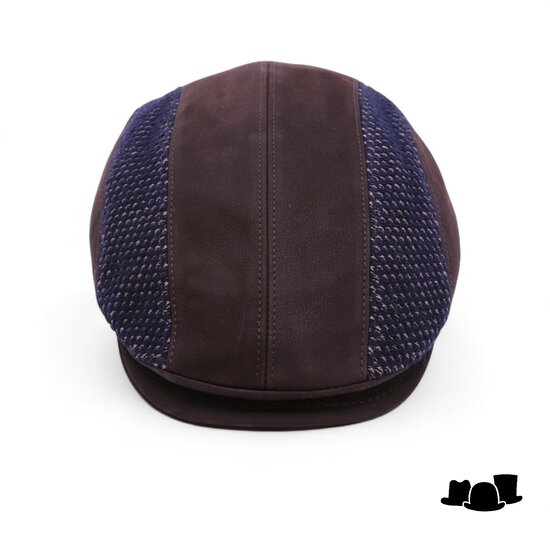 alfonso deste ivy pet john wol en nubuck leder bruin 