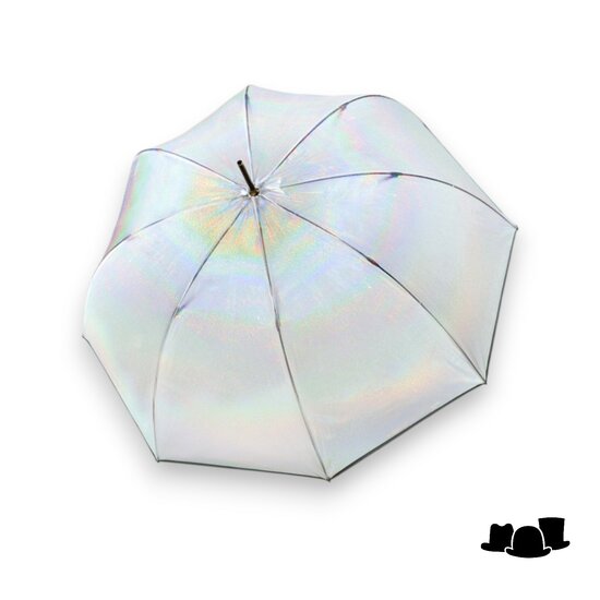 knirps paraplu c760 transparent stardust black