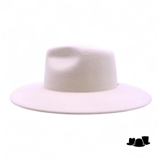 weba hats fedora 9100 haarvilt wit