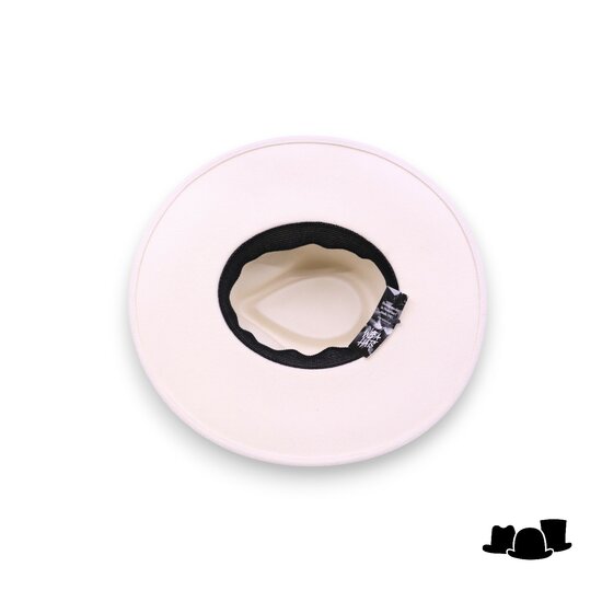weba hats fedora 9100 haarvilt wit