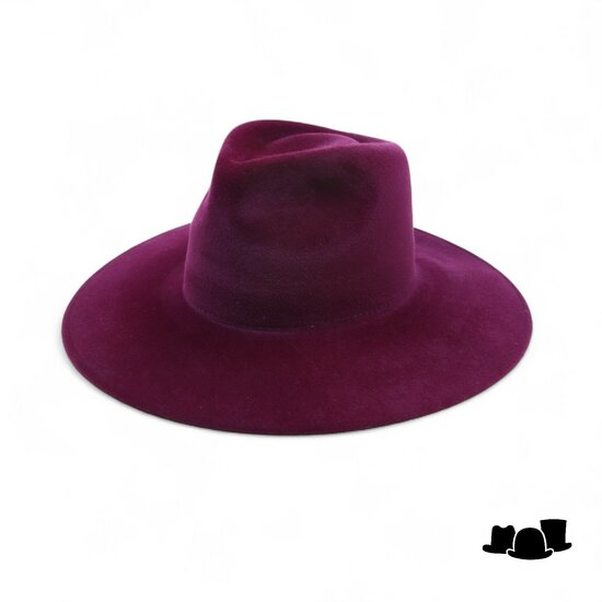 weba hats fedora 9100 velourvilt bordeaux