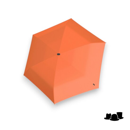 knirps paraplu x4u ultra light slim manual with case neon orange