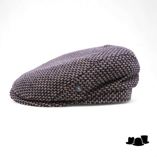 city sport ivy pet 92 kasjmier en wol mix dessin beige zwart