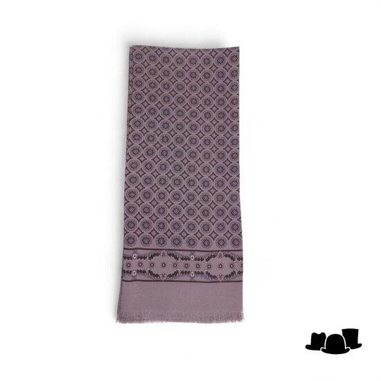 city sport choker sjaal zijde taupe