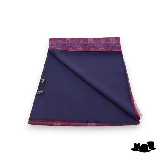 city sport sjaal zijde wol facade rood